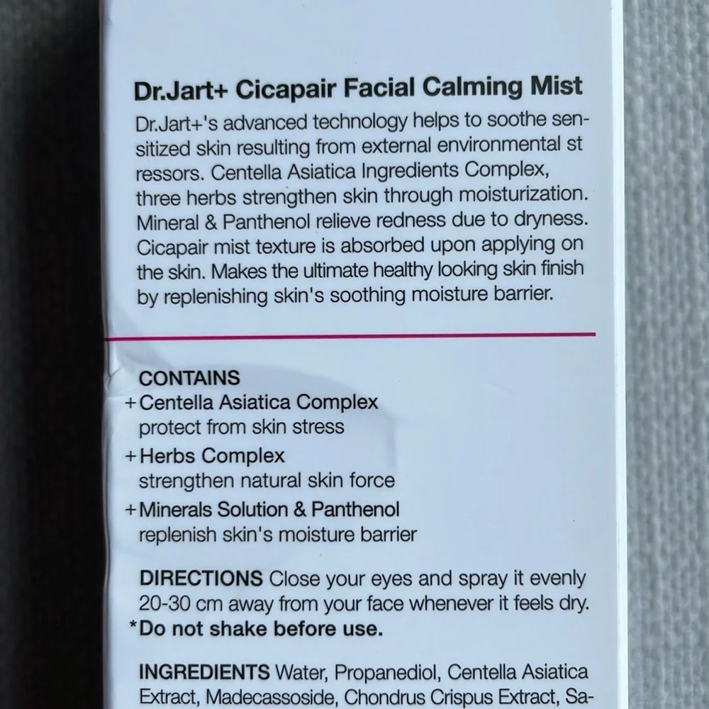 Dr. Jart+ Cicapair Tiger Grass Calming Mist 150ml size